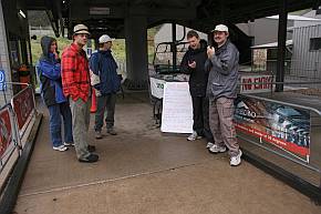 in Thredbo an der Liftstation