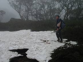 erster Schneekontakt